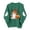 Green, variant on Halloween Sweatshirt for Women Ghost Pumpkin Bat Print Pullover Crew Neck Long Sleeve Oversized Casual Fall Tops Ribbed Cuffs and Hem Cozy Spooky Season Pullover Tops
