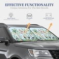 thumbnail image 4 of Saiise Chinoiserie Floral Palm Tree for Foldable Car Sun Shades (2-Pack) Offer Sun Protection with an Easy-fold Design for Convenient Windshield Shading-Large, 4 of 6