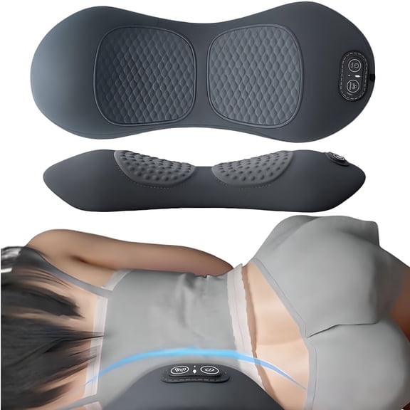 OITY 3 in 1 Back Massager for Pain Relief Deep Tissue, with Traction, Vibration & Heat and Against Pain for Neck, Shoulder, Backs