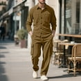 thumbnail image 2 of Men's Long-sleeved Shirt, Work Trousers, Corduroy Jacket And Casual Suit, 2 of 5