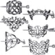 thumbnail image 2 of Viking Celtic Hair Clips - Silver Knotted Hairpin for Ladies & Women, 2 of 5