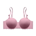thumbnail image 2 of Womens Seamless Bras Lightly Lined Push Up Bras for Women Full Coverage Padded Breathable Daily Underwear Tshirt Bra, 2 of 6