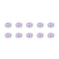 thumbnail image 2 of Juego de perlas semicirculares de 20 mm, 10 piezas, violeta claro, perfectas para álbumes de recortes y decoración, gemas para manualidades de bricolaje con parte posterior plana, 2 of 8