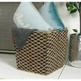 thumbnail image 2 of Benzara Functional Sea grass Metal Basket Set of 3, 2 of 5