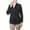 Black, variant on Equine Couture Women EquiVent 4-Snap Button Show Coat