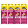 4 Pack - Dr. Scholl's Moleskin Padding ROLL, 1 roll // Thin, Flexible Cushioning & Pain Relief - Cut to Any Size - 24 Inches X 4 5/8 Inches