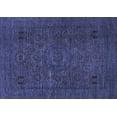 thumbnail image 1 of Ahgly Company Machine Washable Indoor Rectangle Abstract Blue Modern Area Rugs, 7' x 10', 1 of 4