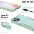 thumbnail image 3 of ExoGuard For iPhone 14 Case, Phone Case with Screen Protector and Kickstand (Green), 3 of 7