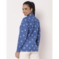 thumbnail image 4 of Moomaya Cotton Printed Summer Shirt For Women, Full Sleeve Designer Shirt Top, 4 of 9