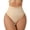 Beige, variant on Shapewear for Women Tummy Control High Waist Thong Panties Seamless Body Shaper Underwear