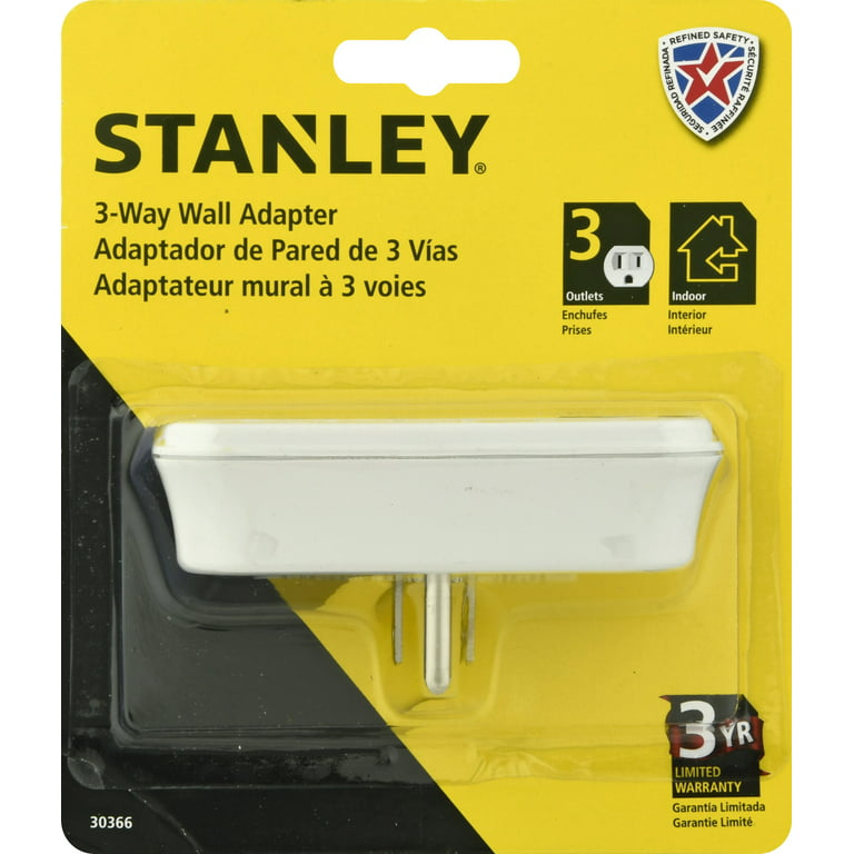 STANLEY 3 Pack Indoor Wireless Remote Outlet Plugs Model #PK305