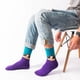 thumbnail image 3 of Calcetines de algodón con estrellas para hombre, calcetines con pinturas famosas, calcetines con pintura al óleo de Mona Lisa, calcetines para hombre, 3 of 6