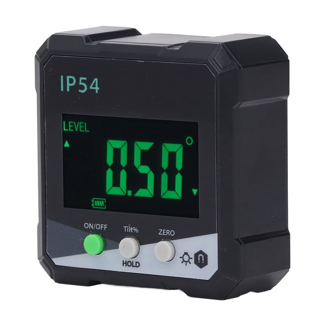 Digital Angle Gauge, 2 Modes Low Power Consumption Protractor Inclinometer Digital Level Box for Woodworking Construction Site