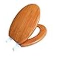 thumbnail image 3 of J&V Textiles Round Toilet Seat With Easy Clean & Change Hinge (Wooden Grain)*, 3 of 4