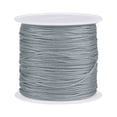thumbnail image 1 of Unique Bargains Nylon Cord DIY Making Satin String Craft Wire with Plastic Spool 147ft, Grey, 1 of 1