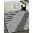 thumbnail image 2 of Ahgly Company Indoor Square Patterned Ash Gray Area Rugs, 7' Square, 2 of 6