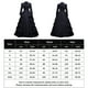 thumbnail image 2 of Vestidos de Fiesta Elegantes vintage negro con cuello vuelto traje informal de vacaciones para mujer Cgtredaw Negro T XS para Mujer, 2 of 7
