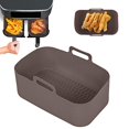 thumbnail image 1 of Uk Silicone Pot Air Fryer Kitchen Bbq Plate Heating Baking Pan Fit For Ninja -, 1 of 3