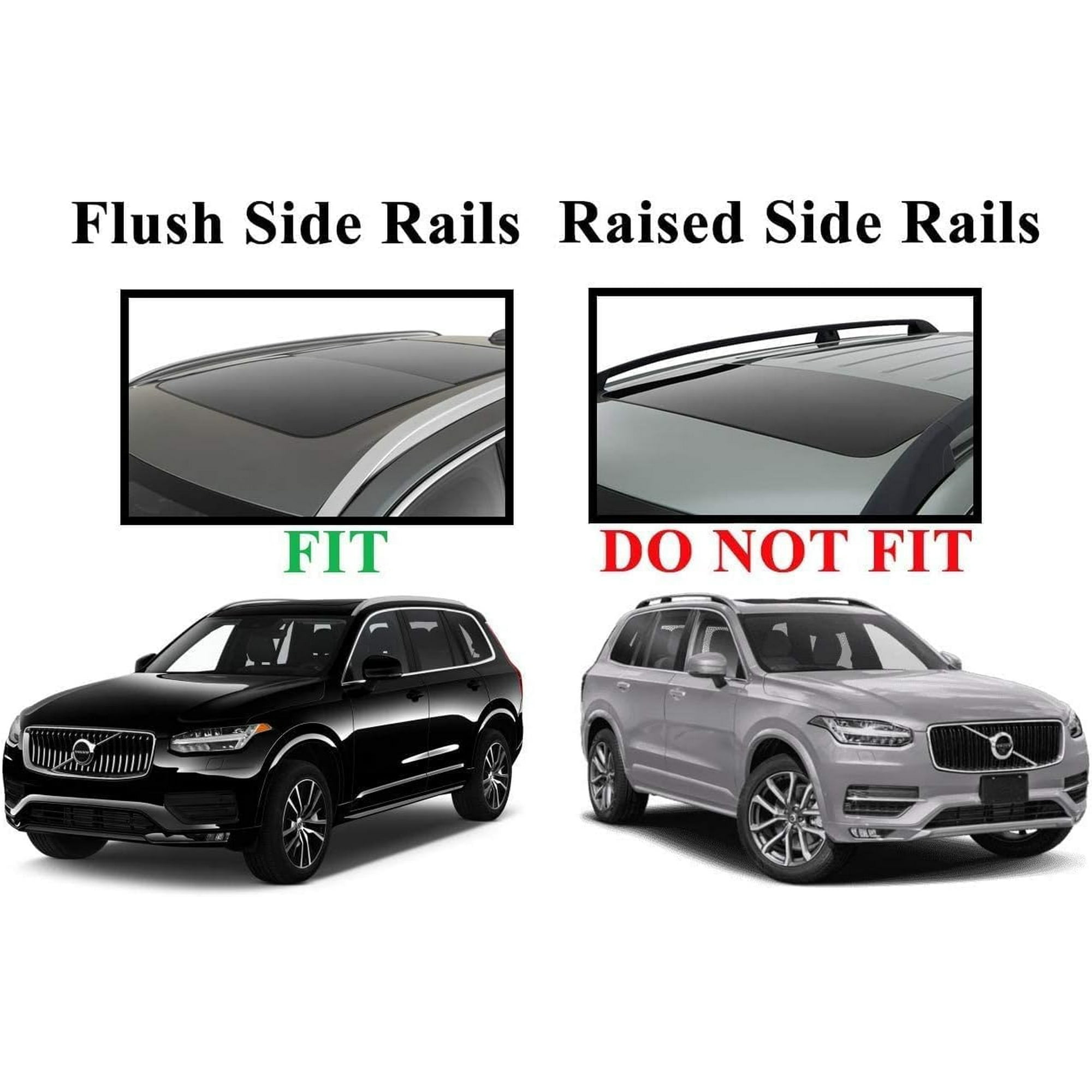 BRIGHTLINES Heavy Duty Anti-Theft Premium Aluminum Roof Bars Roof Rack Crossbars Compatible with Kia Telluride 2019-2025 with Flush Side Rails