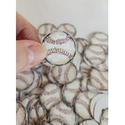 Baseball Confetti Vintage Design Paper Baseballs Table Decoration Sports Theme Confetti Party Decoration Table Numbers