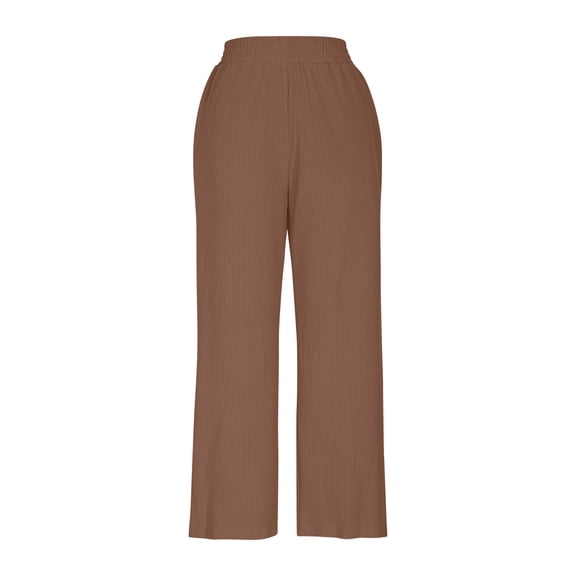 Wide Leg Pants Woman Sevevn Women's Straight Leg Baggy Pants Casual Lounge Pants Trousers with Pocket