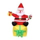thumbnail image 5 of Papá Noel Inflable De 1,82 M Para Decoración Navideña Exterior, Ideal Para El Hogar, Para Niños, Mujeres Y Hombres., 5 of 10