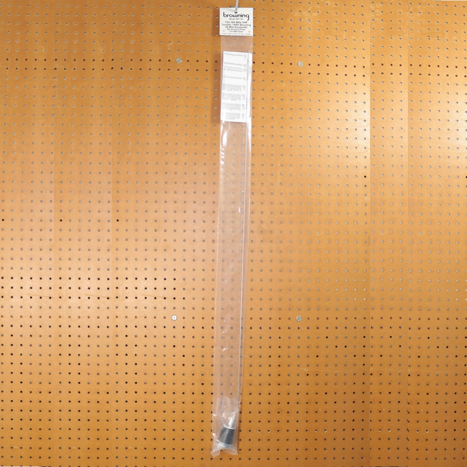 Browning 200-Watt 133 MHz to 180 MHz 2.4-dBd-Gain No Ground Plane VHF Antenna with NMO Mounting, BR-159