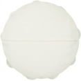 thumbnail image 4 of JWH 3D Round Flower Pillow Cover with Insert Decorative Throw Pillows Small Circular Soft Suede Pillows for Bedroom,Living Room and Hotel in Beige 14inch, 4 of 7