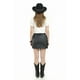 thumbnail image 3 of Falda de vinipiel con flecos Roman Fashion /Juvenil, 7065 (Negro) negro G, 3 of 3