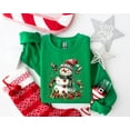 thumbnail image 3 of Cute Snowman Sweater Shirt | Cozy Winter Holiday Graphic Sweatshirt, 3 of 6