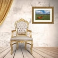 thumbnail image 3 of Galloimages Online 14x11 Gold Ornate Wood Framed with Double Matting Museum Art Print Titled - Teton Horses, 3 of 4