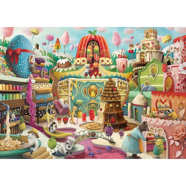 Rompecabezas Ravensburger Sweet Street 1000 piezas para adultos