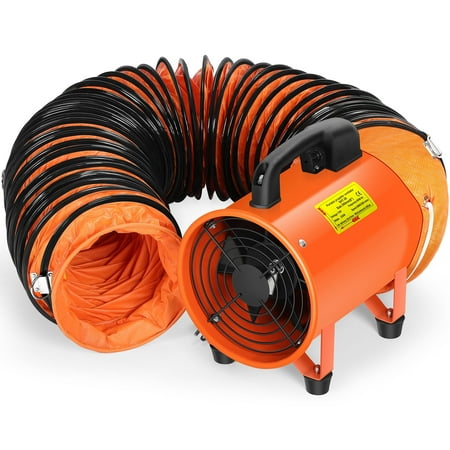 Industrial Utility Blower with 24.6ft Hose Fan,8?High Velocity Ventilation Extraction with Duct Hose