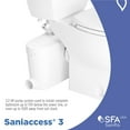 thumbnail image 3 of Saniflo 082 Saniaccess 3 Macerator 1/2 HP Pump, White, 3 of 5