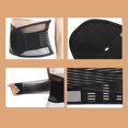 thumbnail image 4 of Vaveren Back Support Belt Elastic Band Waist Belt for Weight Lifting Sports Exercise, 4 of 5