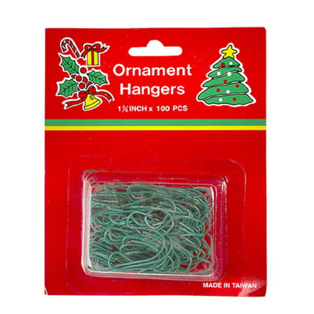 Green Christmas Tree Ornament Hanger Hooks Pack of