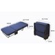 thumbnail image 3 of Cama plegable triple para siesta para una sola persona, portátil, para oficina, con cama plegable ajustable, 3 of 4