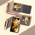 thumbnail image 3 of Cowhide Texture PU Case For OPPO Find N3 Flip, 3 of 5