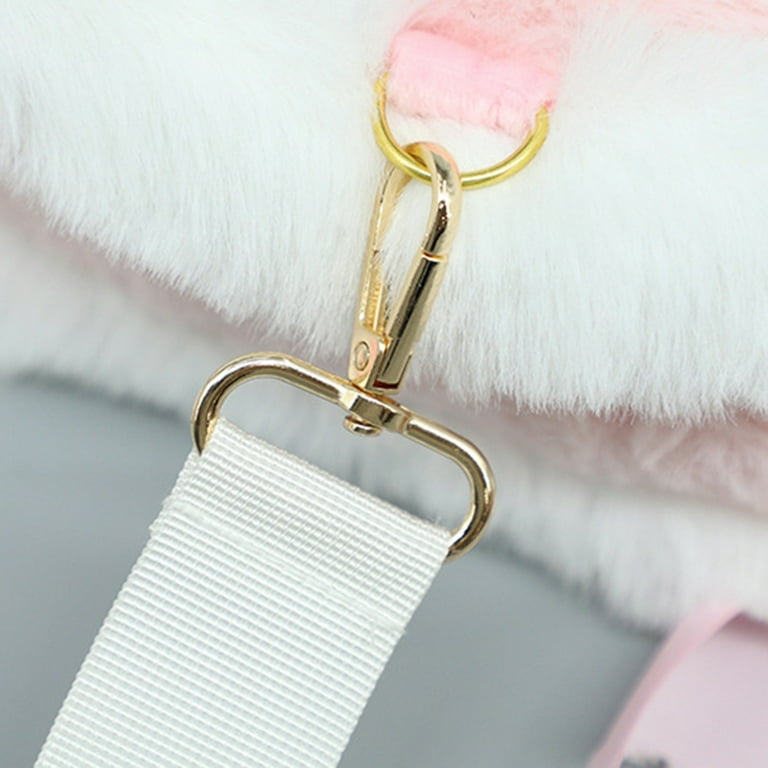 ZPAQI Animation Party Backpack Angel Wing Plush Shoulder Bag ZPAQI Animation Party Backpack Angel Wing Plush Shoulder Bag