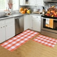thumbnail image 5 of Holiday Season Checkered Rug Outdoor 16x24 Inch Cotton Doormat for Front Porch, Entryway, Patio, Fall and Thanksgiving Decor, by FAJHHA, 5 of 7