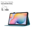 thumbnail image 5 of GSFY Case for Samsung Galaxy Tab S6 Lite 10.4, Smart Premium PU Leather Wallet Stand Protective Shell with Stylus Holder Auto Sleep Wake for Samsung Galaxy Tab S6 Lite 10.4 2024/2022/2020, Light Blue, 5 of 7