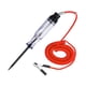thumbnail image 1 of Probador de circuito 6 V-12 V-24 V, material de mango ABS, revestimiento de sonda de acero largo PU y pinza de cocodrilo, para voltaje de continuidad, para sedán, SUV, RV, camión (negro, 1 p, 1 of 5
