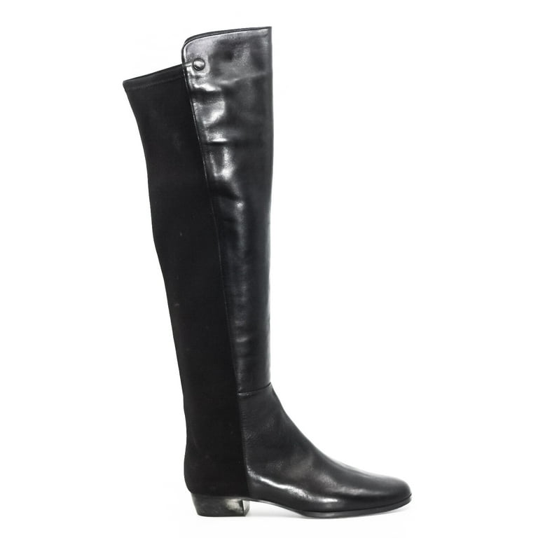Vince Camuto Karita Heel Leather Boots Black Size 8