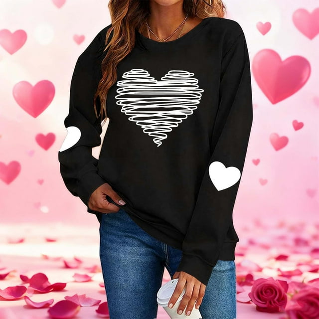 TaTaai Hoodies Shirts for Women Early Fall Long Sleeve Tops Vintage Graphic Outfits Tops Fashion Pullover Tees Gift