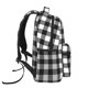 thumbnail image 3 of Fotbe Black White Plaid Mochila Casual con Estampado para Escuela, Viajes y Actividades al Aire Libre - Duradera, Ligera y Cómoda, 3 of 5