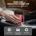 thumbnail image 4 of Christmas 18oz Double Drinking Coffee Mug – Vacuum Insulated Stainless Steel Travel Cup with Leakproof Lid, 316 Steel Thermos Tumbler for Hot & Cold Beverages, 4 of 7
