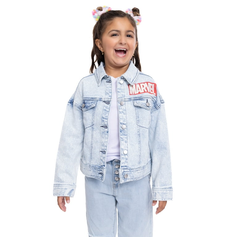 Marvel denim deals jacket