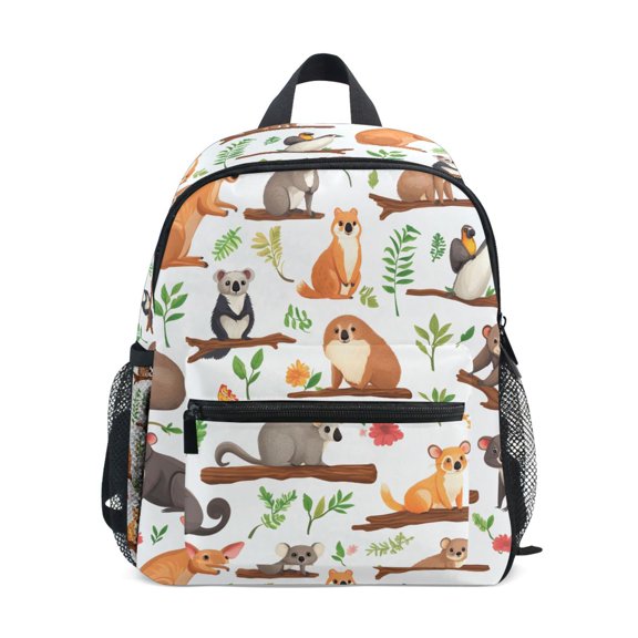 ALAZA Wild Animals School Backpack Small Bookbag Mini Bags