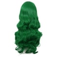 thumbnail image 4 of LinYooLi 28 Pouces/70 cm Perruque Synthétique Cheveux Longs Bouclés (Brun Blond Mélangé), 4 of 5