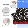 thumbnail image 6 of XYZCANDO Santa Claus Couch Sofa Covers 1-Piece Stretch Armchair Cover Sofa Covers 1 Cushion Sofa Couch Slipcover Furniture Protection Decorative for Living Room, 6 of 6